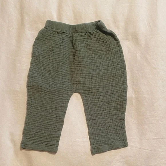 Baby Gauze Cotton Pants - Picture 7 of 8
